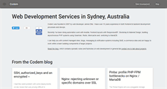 Desktop Screenshot of codem.com.au